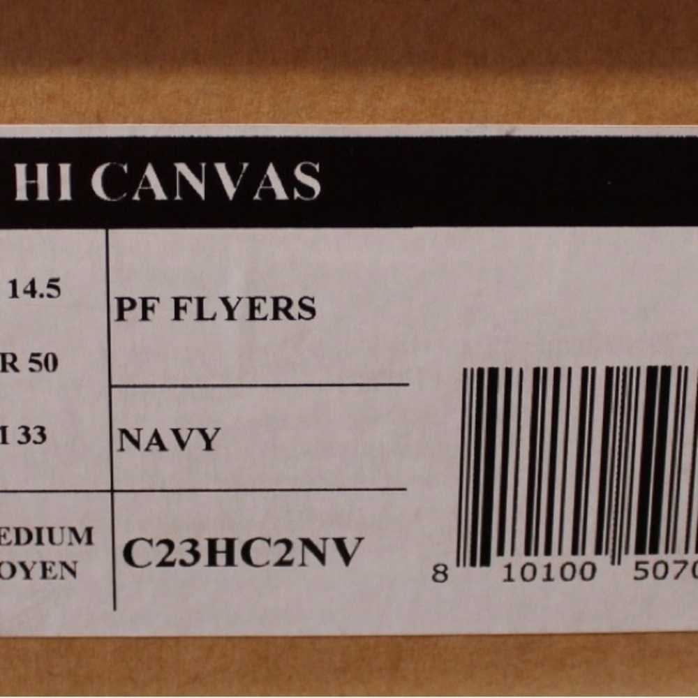 P.F. Flyers Navy High-Top Sneakers - Picture 6 of 7